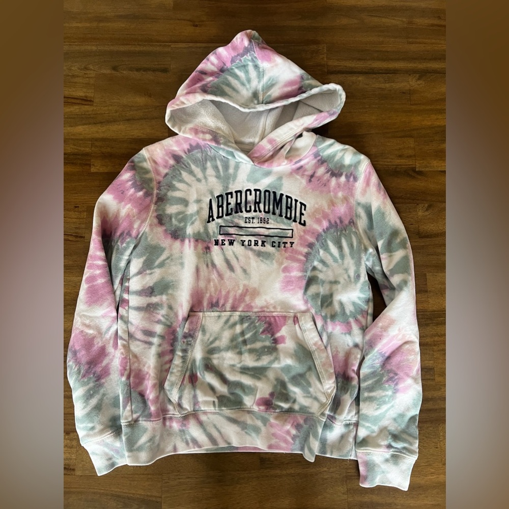 tie dye abercrombie hoodie